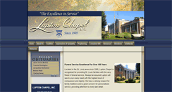 Desktop Screenshot of luptonchapel.com